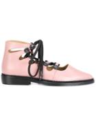 Toga Pointed Toe Lace-up Shoes