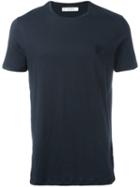 Versace Collection Plain T-shirt, Men's, Size: Xxl, Blue, Cotton