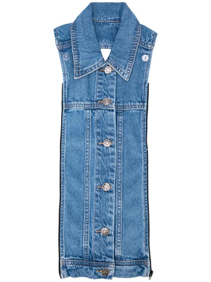 Veronica Beard Slate Dickey Shirt - Denim Blue