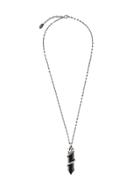 Roberto Cavalli Pendant Snake Necklace - Silver