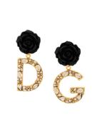 Dolce & Gabbana Dg Drop Earrings - Metallic
