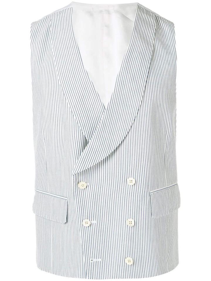 Gabriele Pasini Double Breasted Waistcoat - White