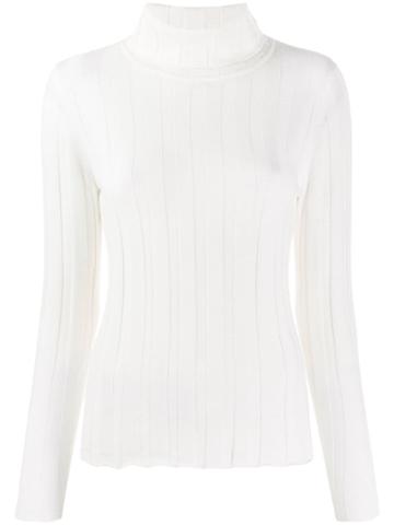 Philo-sofie Ribbed Knit Sweater - White