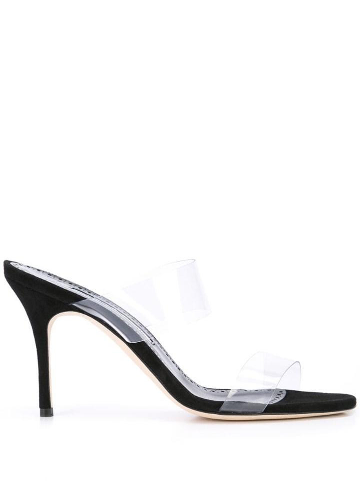 Manolo Blahnik Scolto Sandals - Black