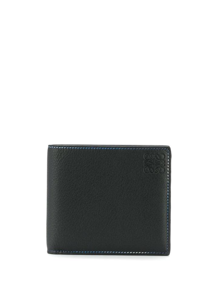 Loewe Embossed Folding Wallet - Black
