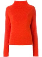 Cédric Charlier Turtleneck Sweater, Women's, Size: 44, Yellow/orange, Wool/alpaca