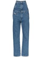 Diesel Red Tag Extended Rise Straight Leg Jeans - Blue