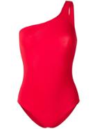 Isabel Marant Étoile One Shoulder Swimsuit - Red