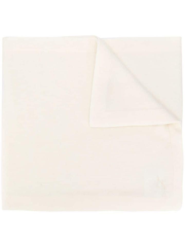 Fay Knitted Scarf - White