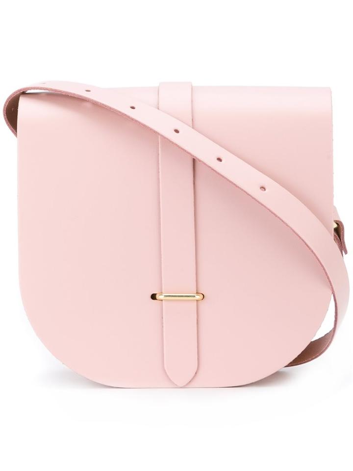 The Cambridge Satchel Company Saddle Crossbody Bag, Women's, Pink/purple