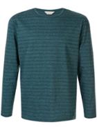 Gieves & Hawkes Striped Cotton T-shirt - Green