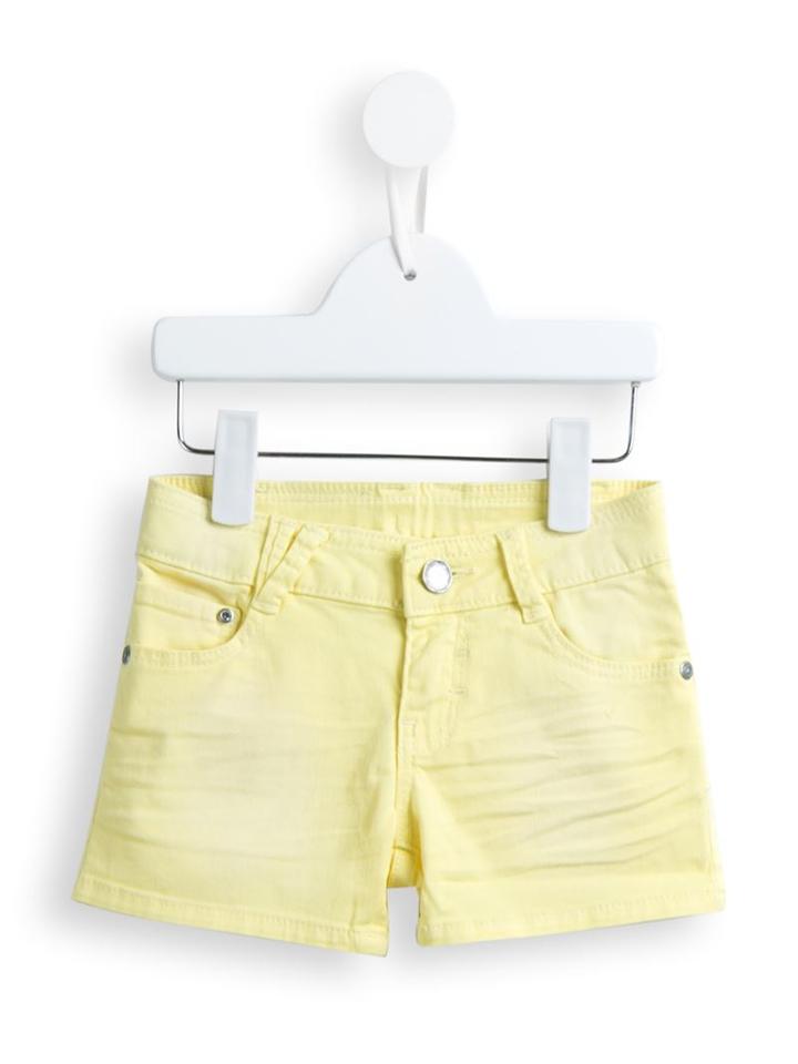 Dkny Kids Mini Denim Shorts, Girl's, Size: 12 Yrs, Yellow/orange