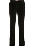 Romeo Gigli Vintage Turn-up Straight Leg Trousers - Brown