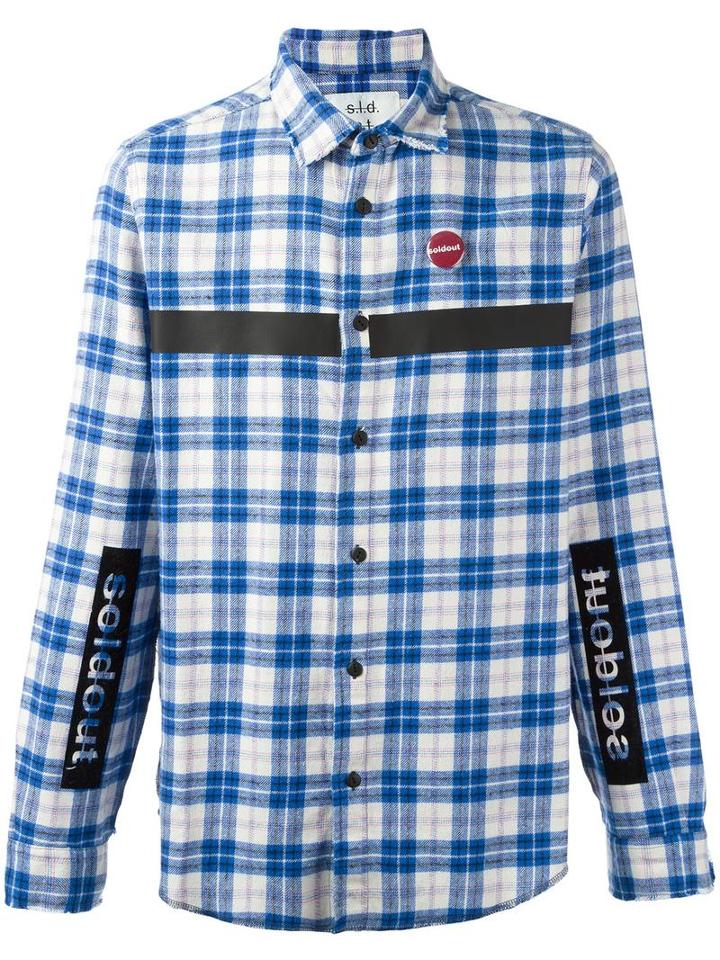 Sold Out Frvr Checked Shirt, Men's, Size: Xl, Blue, Cotton/polyester/other Fibers