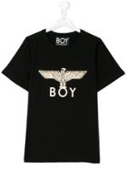 Boy London Kids Front Logo T-shirt - Black