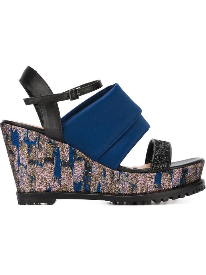 Markus Lupfer Rubber Sole Wedge Sandals