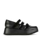 Gloria Coelho Leather Platform Pumps - Black