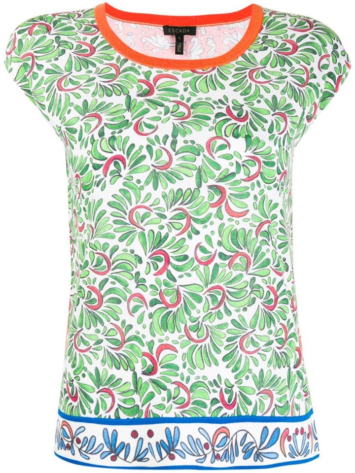 Escada Tile Print T-shirt - Orange