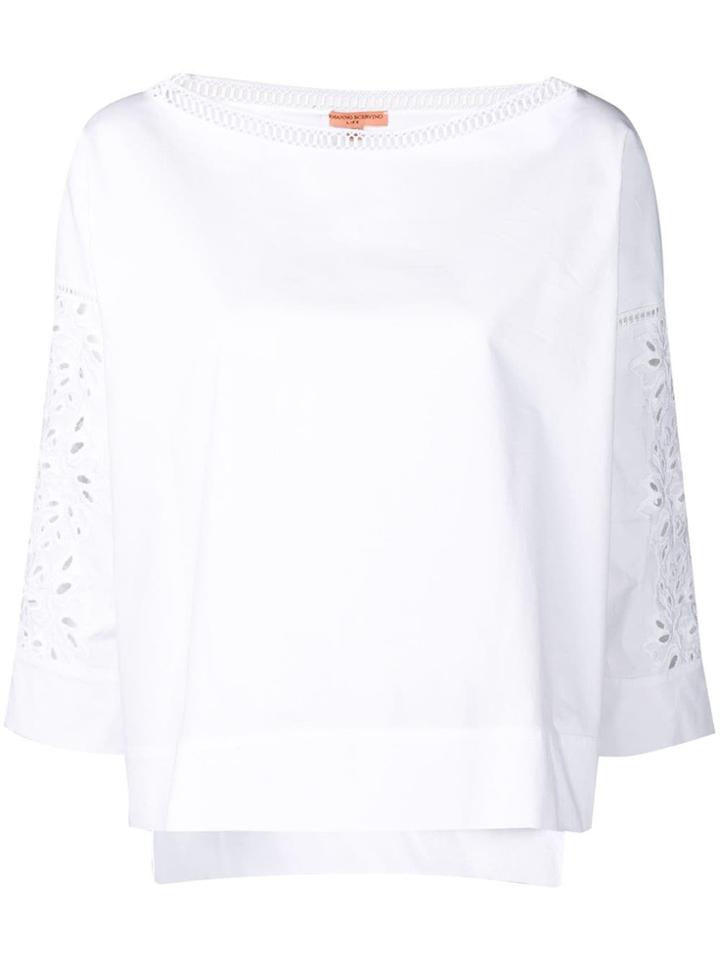 Ermanno Scervino Embroidered Blouse - White