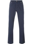 Etro Straight Leg Jeans, Men's, Size: 32, Blue, Cotton/spandex/elastane