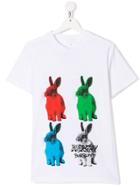Burberry Kids Rabbit Print T-shirt - White