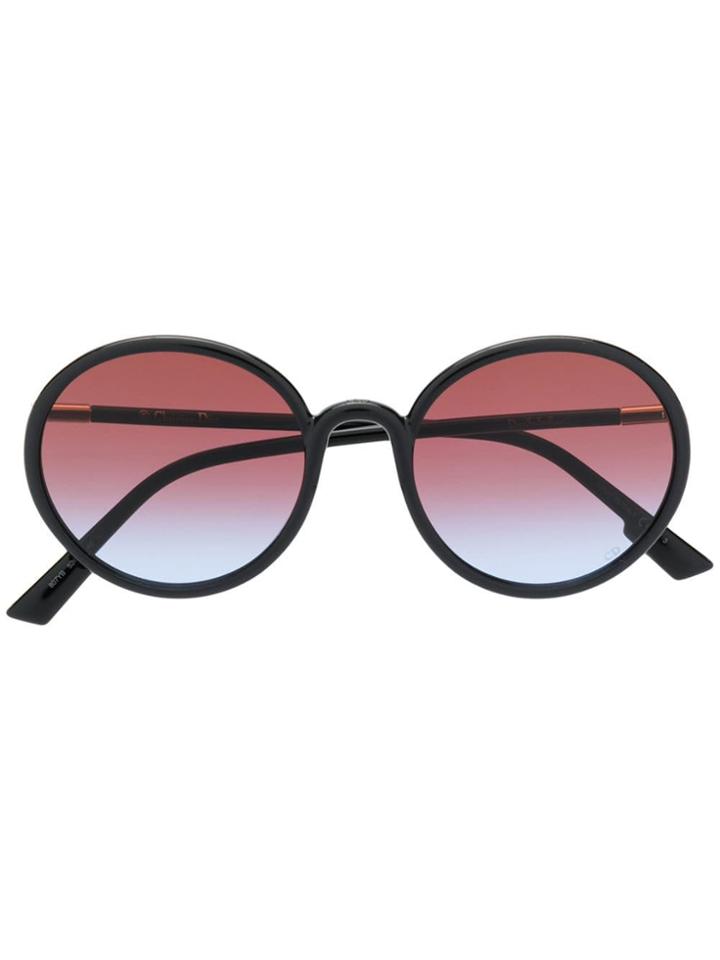 Dior Eyewear Round Tinted Sunglasses - Black