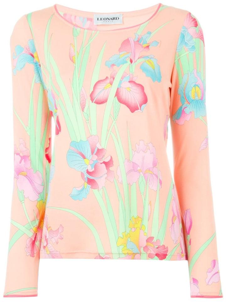 Leonard Orchid Print Top - Pink & Purple