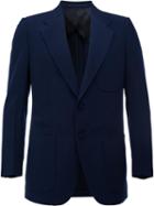 Gucci Retro Slim Jacket, Size: 48, Blue, Cupro/wool
