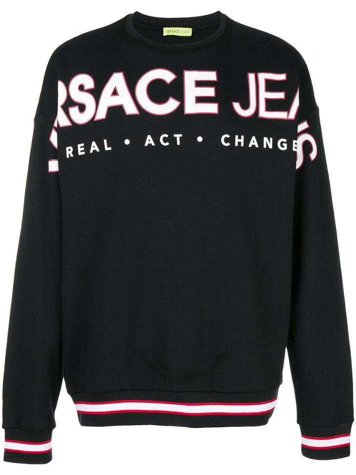 Versace Jeans Real Act Change Sweatshirt - Black
