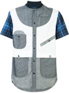 Mostly Heard Rarely Seen Paneled Shortsleeved Shirt - Grey