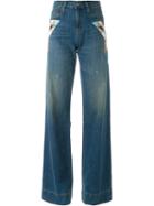 Sandrine Rose Flared Jeans, Women's, Size: 26, Blue, Cotton