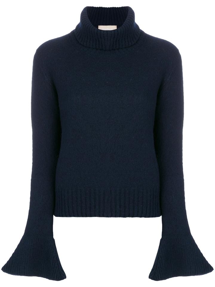 Drumohr Flared Sleeve Jumper - Blue