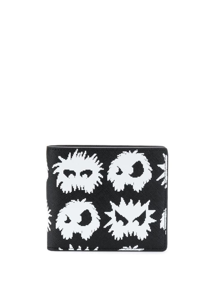 Mcq Alexander Mcqueen Chester Monster Wallet - Black