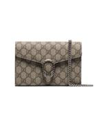 Gucci Taupe Dionysus Gg Logo Chain Bag - Neutrals