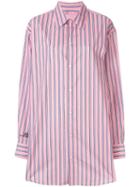 Marc Jacobs Oversized Pinstripe Shirt - Pink