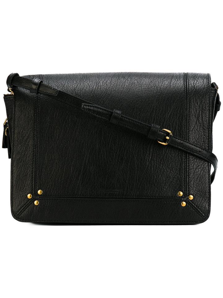Jérôme Dreyfuss - Stud Detail Shoulder Bag - Women - Calf Leather - One Size, Black, Calf Leather
