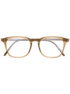 Saint Laurent Eyewear Classic Square Glasses - Brown