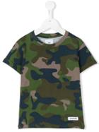 Les (art)ists - Riri Camouflage T-shirt - Kids - Cotton - 10 Yrs, Green