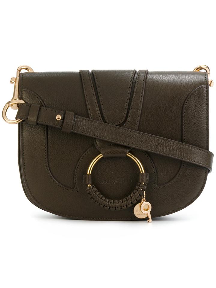 See By Chloé - Hana Crossbody Bag - Women - Cotton/goat Skin - One Size, Green, Cotton/goat Skin