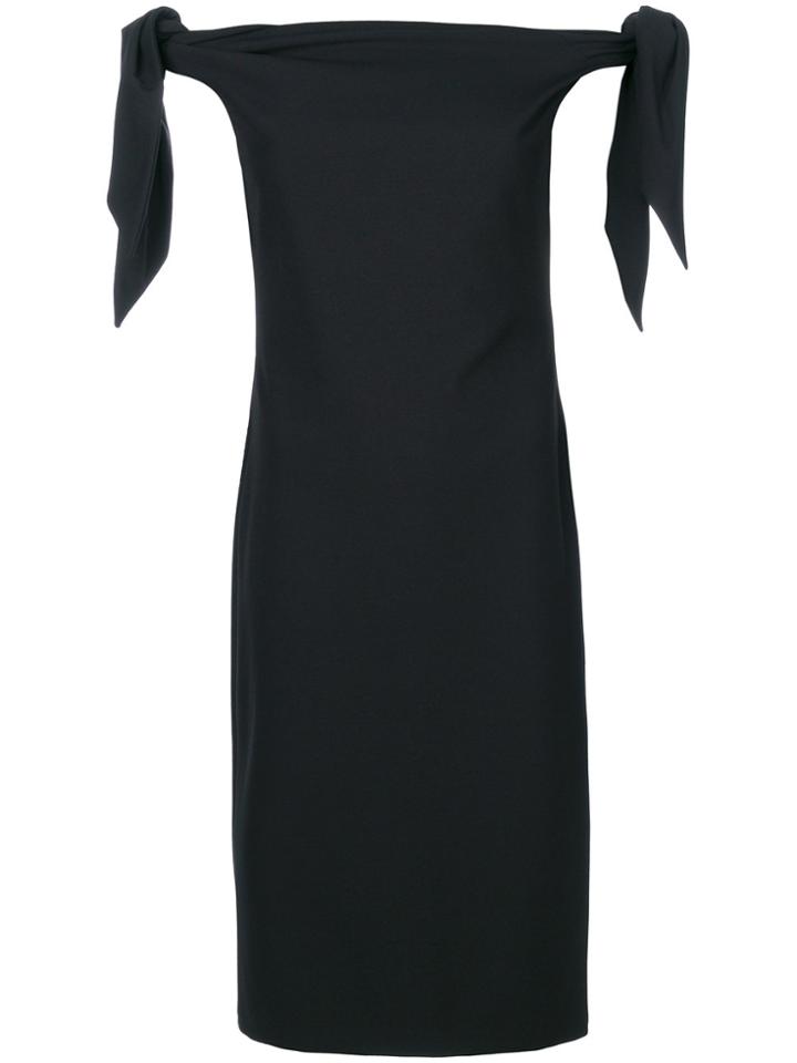 Chalayan Classic Fitted Midi Dress - Black