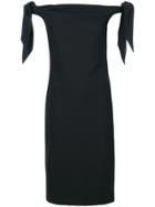 Chalayan Classic Fitted Midi Dress - Black