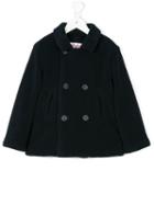 Il Gufo - Double Breasted Coat - Kids - Cotton/polyester/viscose - 2 Yrs, Blue