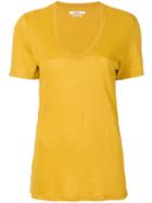 Isabel Marant Étoile - Kranger T-shirt - Women - Linen/flax - S, Yellow/orange, Linen/flax