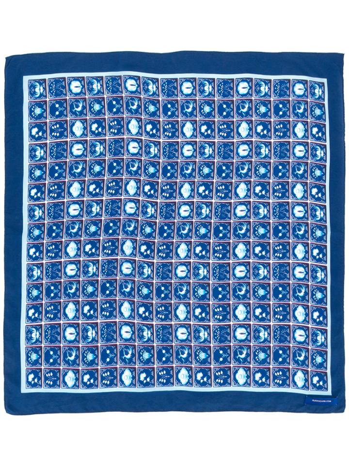 Capricode Printed Scarf - Blue