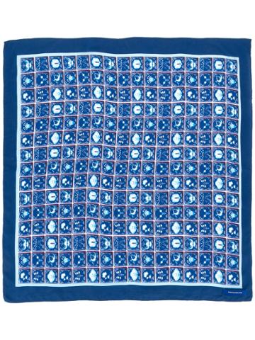 Capricode Printed Scarf - Blue