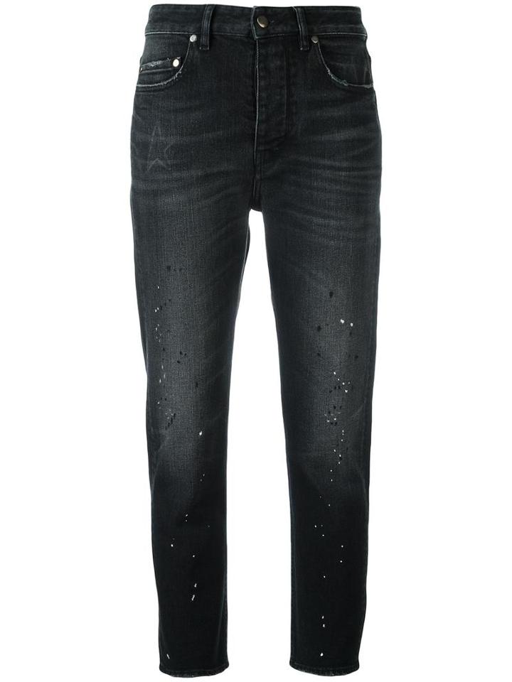 Golden Goose Deluxe Brand Straight Leg Jeans, Women's, Size: 27, Black, Cotton/polyurethane