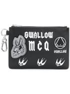 Mcq Alexander Mcqueen Applique Clutch Bag - Black