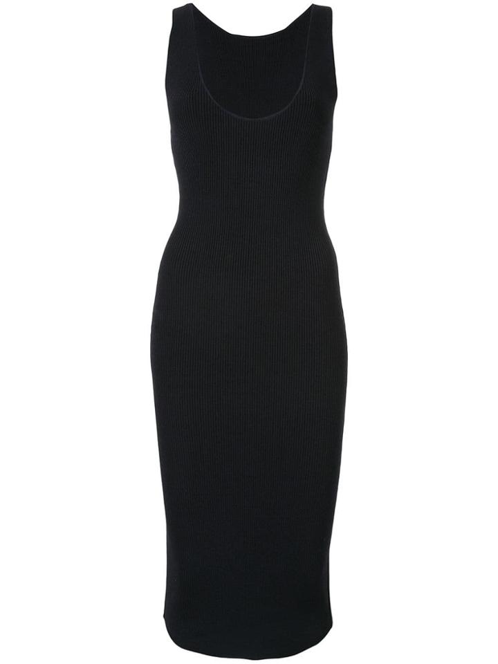 Dion Lee Shadow Ribbed Tank Dress - Navy