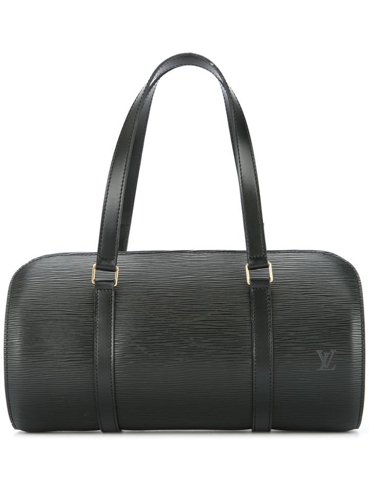Louis Vuitton Vintage Soufflot Rolled Shoulder Bag - Black