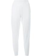 Stella Mccartney Tapered Sweat Pants, Women's, Size: 38, Nude/neutrals, Silk/polyamide/virgin Wool